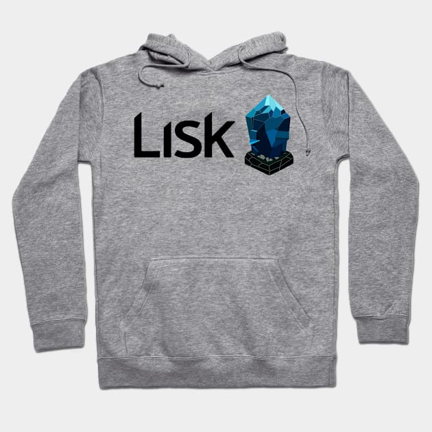 Lisk CryptoCurrency Logo. Hoodie by CryptoTextile